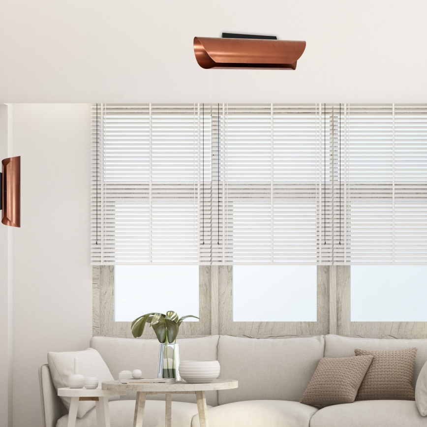 Stropní svítidlo BARBOS 2xG9/8W/230V měděná