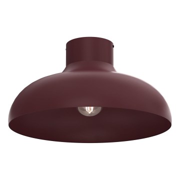 Stropní svítidlo BASCA 1xE27/15W/230V pr. 40 cm burgundy