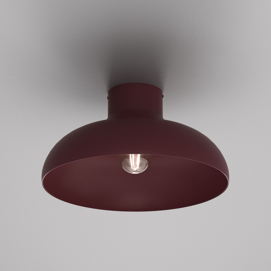 Stropní svítidlo BASCA 1xE27/15W/230V pr. 40 cm burgundy