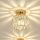 Stropní svítidlo BELLA 1xE27/40W/230V pr. 20 cm zlatá