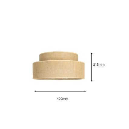 Stropní svítidlo BOHO 1xE27/60W/230V béžová