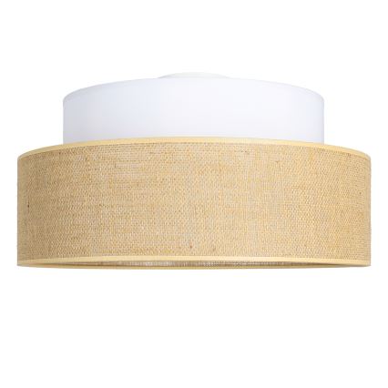 Stropní svítidlo BOHO 1xE27/60W/230V bílá/béžová