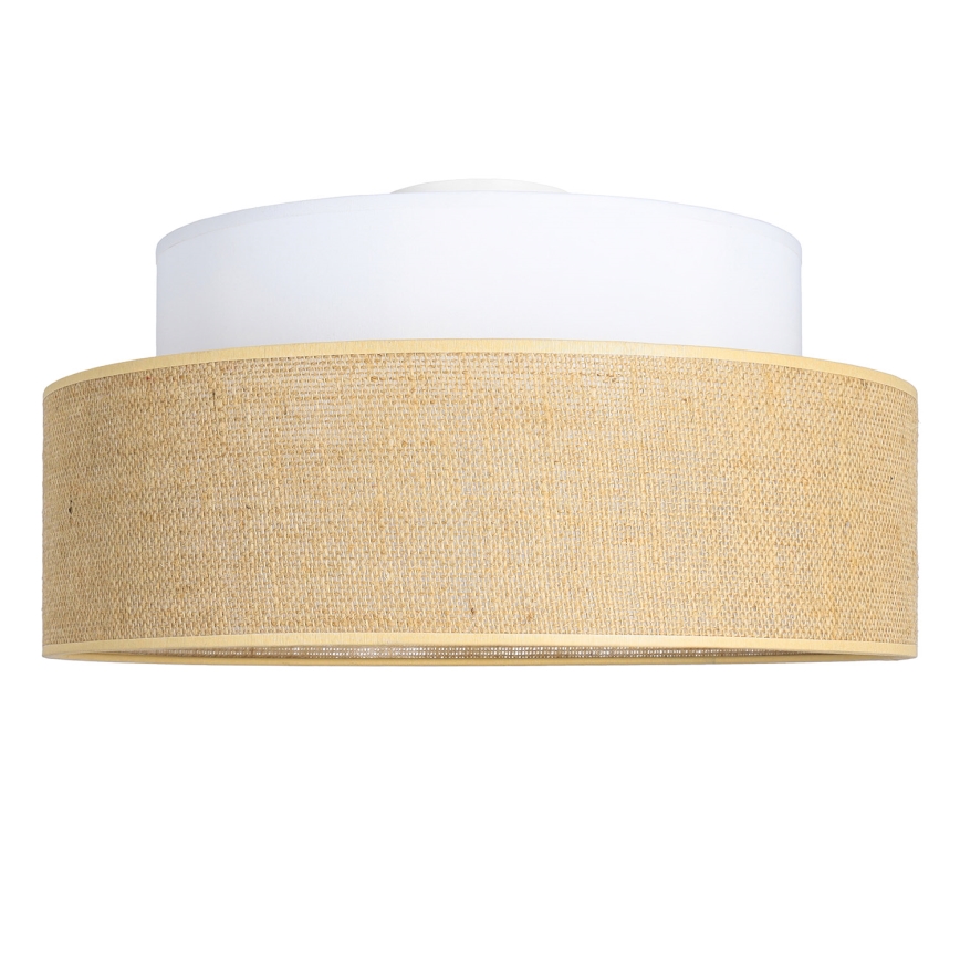 Stropní svítidlo BOHO 1xE27/60W/230V bílá/béžová