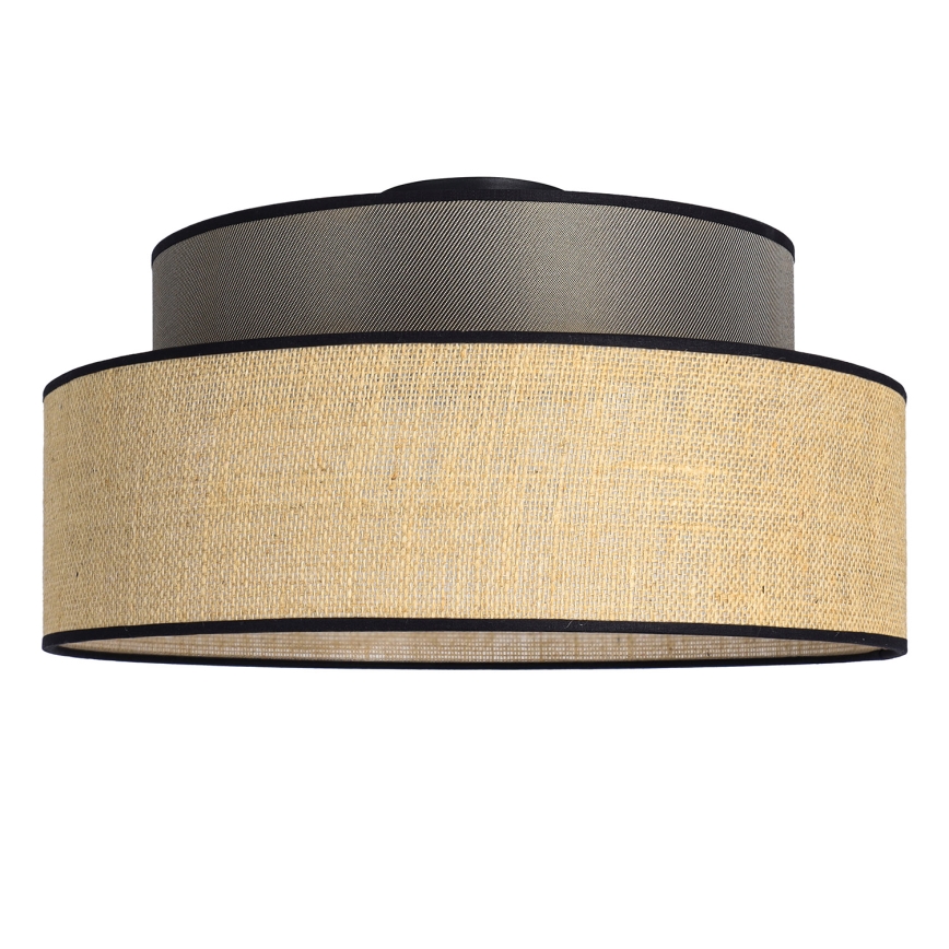 Stropní svítidlo BOHO 1xE27/60W/230V hnědá/béžová