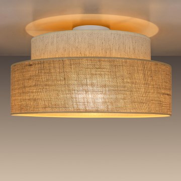 Stropní svítidlo BOHO 1xE27/60W/230V krémová/béžová