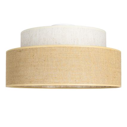 Stropní svítidlo BOHO 1xE27/60W/230V krémová/béžová
