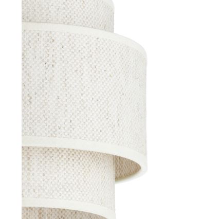 Stropní svítidlo BOHO 1xE27/60W/230V pr. 40 cm bílá