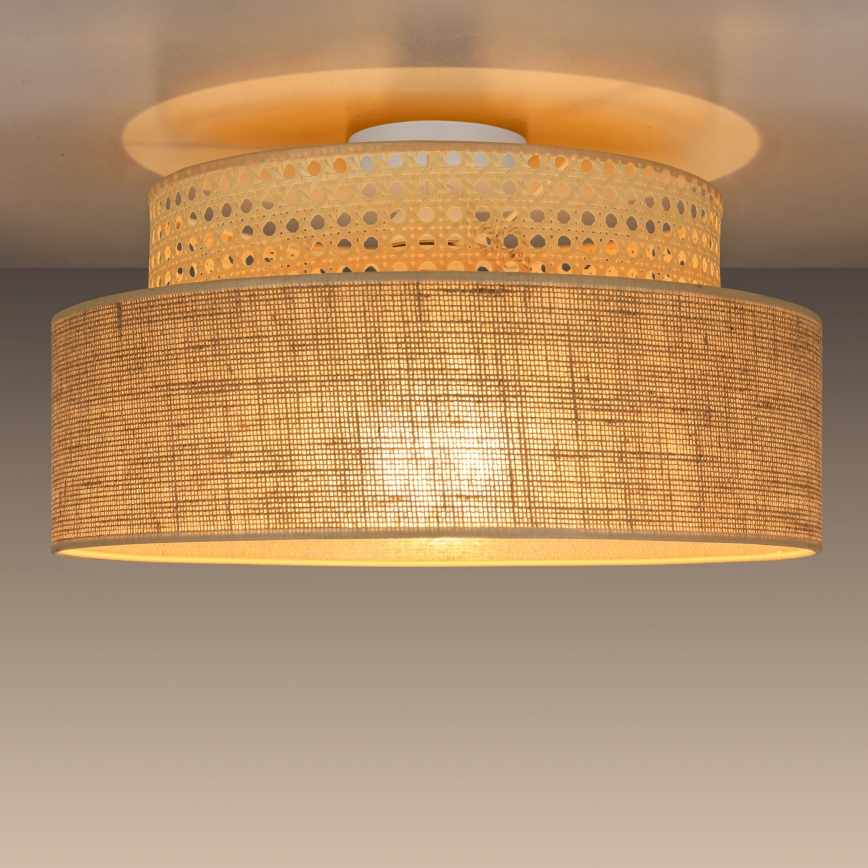 Stropní svítidlo BOHO 1xE27/60W/230V ratan