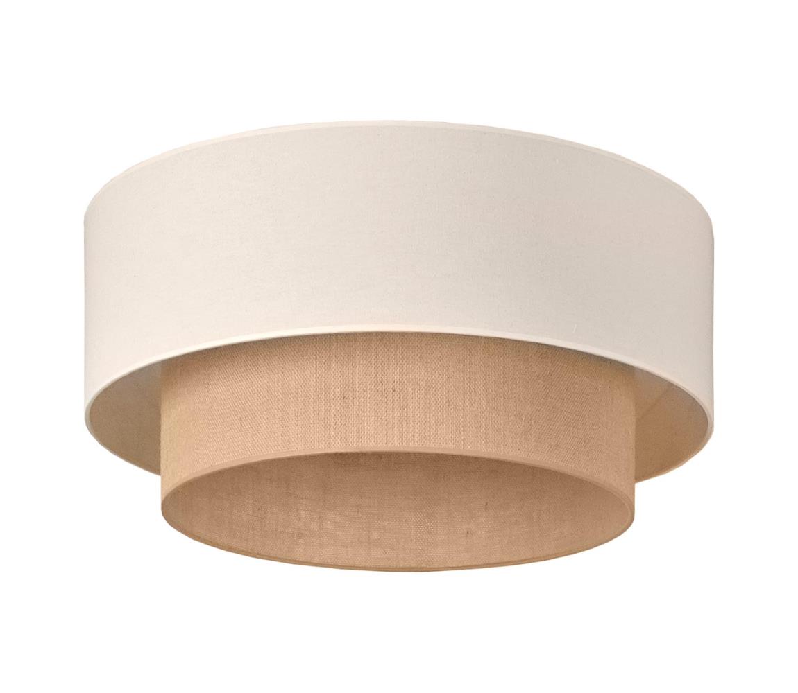 Duolla Stropní svítidlo BOHO 3xE27/15W/230V pr. 60 cm béžová/hnědá DU89651