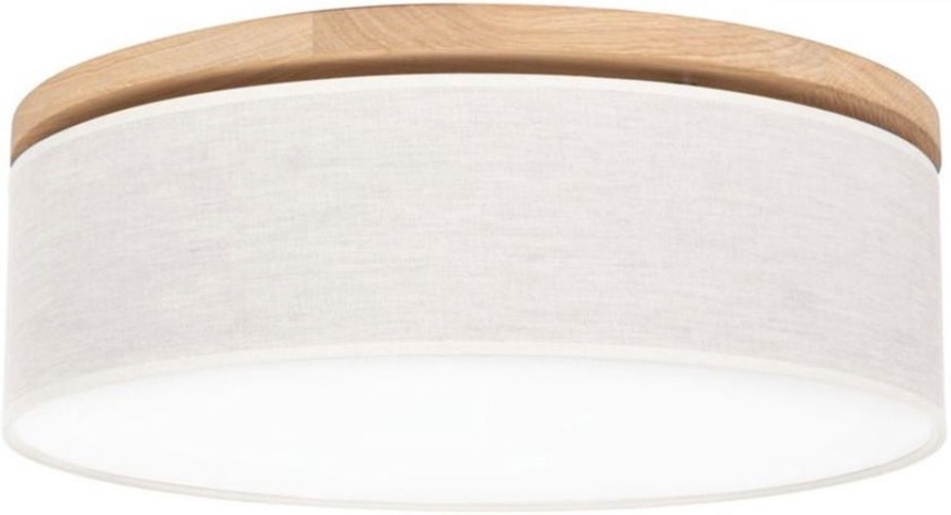 Stropní svítidlo BOHO 3xE27/25W/230V pr. 48 cm dub