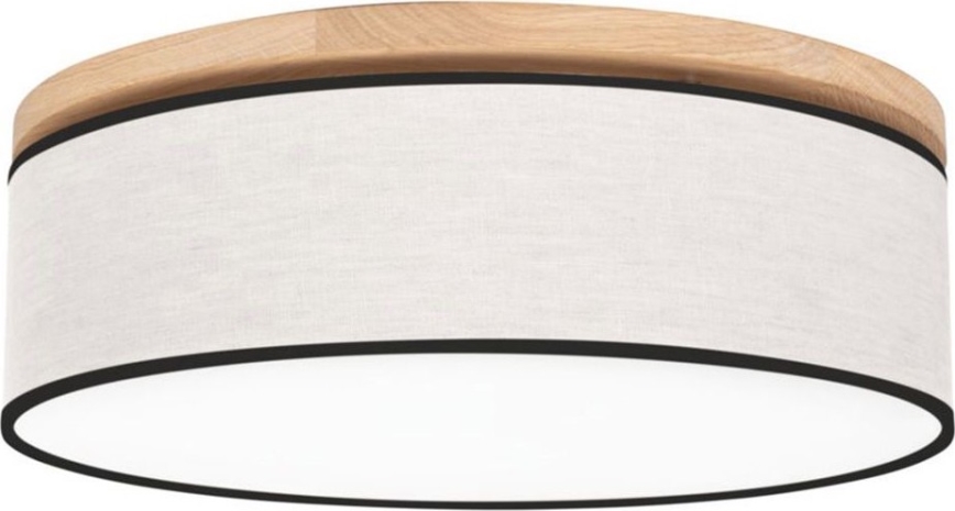 Stropní svítidlo BOHO 4xE27/25W/230V pr. 58 cm dub