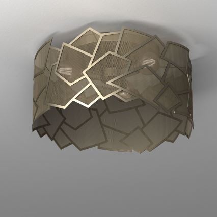 Stropní svítidlo CAMO 3xE27/15W/230V zlatá