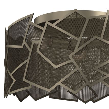 Stropní svítidlo CAMO 3xE27/15W/230V zlatá
