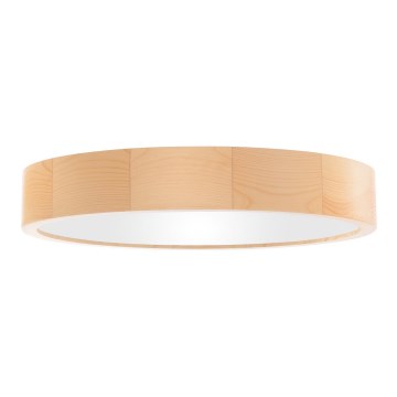 Stropní svítidlo CLEO 5xE27/24W/230V pr. 57,5 cm borovice