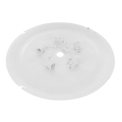 Stropní svítidlo CLEO 5xE27/24W/230V pr. 60 cm černá