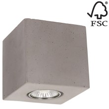 Stropní svítidlo CONCRETEDREAM 1xGU10/6W/230V beton – FSC certifikováno