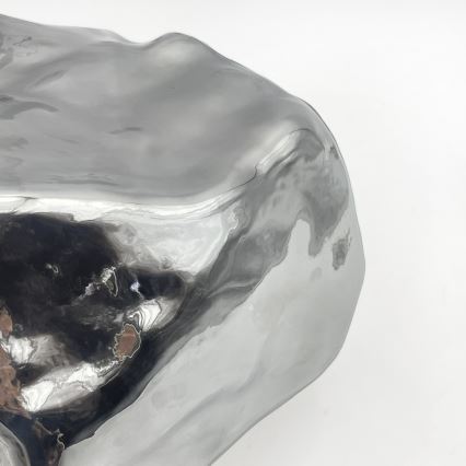 Stropní svítidlo CRISTAL 1xE14/15W/230V mosaz/kouřová černá