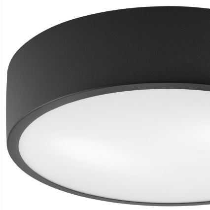Stropní svítidlo DANTE 1xE27/60W/230V pr. 26 cm černá