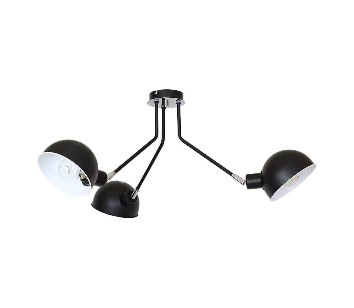 Luminex Stropní svítidlo DEVIN 3 3xE27/60W černá LU1331