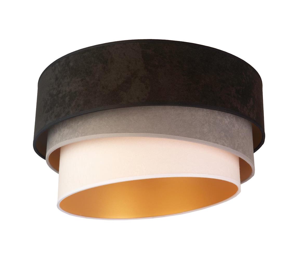 Duolla Stropní svítidlo DEVON 1xE27/40W/230V černá/šedá/béžová DU8015