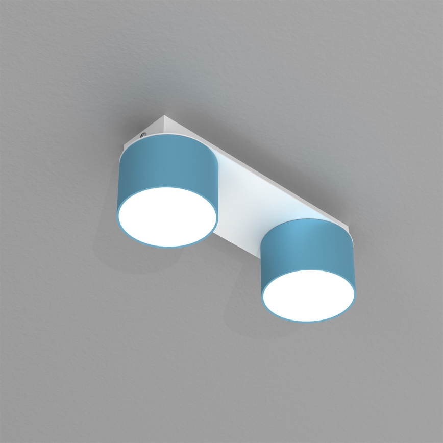 Stropní svítidlo DIXIE 2xGX53/11W/230V modrá