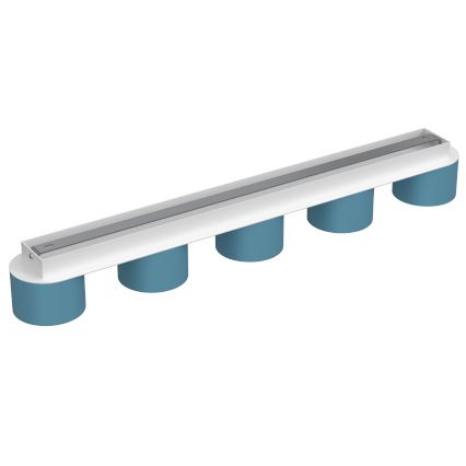 Stropní svítidlo DIXIE 5xGX53/11W/230V modrá