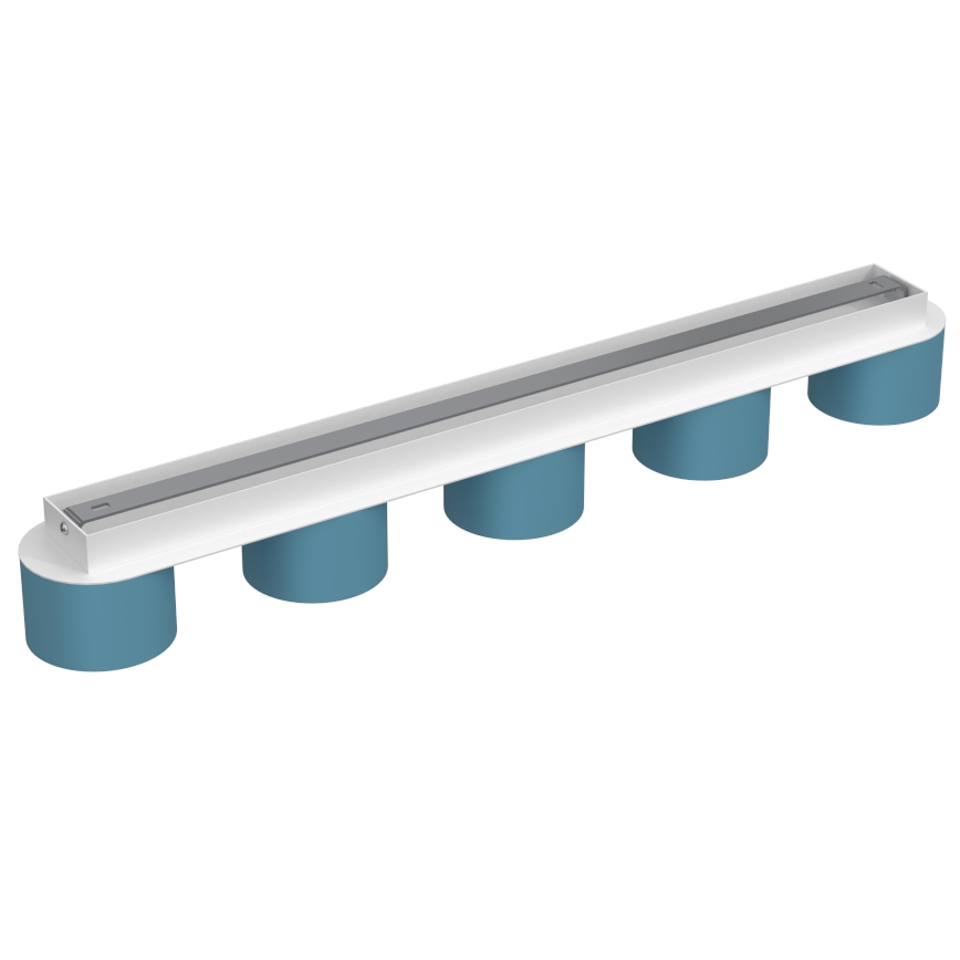 Stropní svítidlo DIXIE 5xGX53/11W/230V modrá