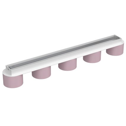 Stropní svítidlo DIXIE 5xGX53/11W/230V růžová