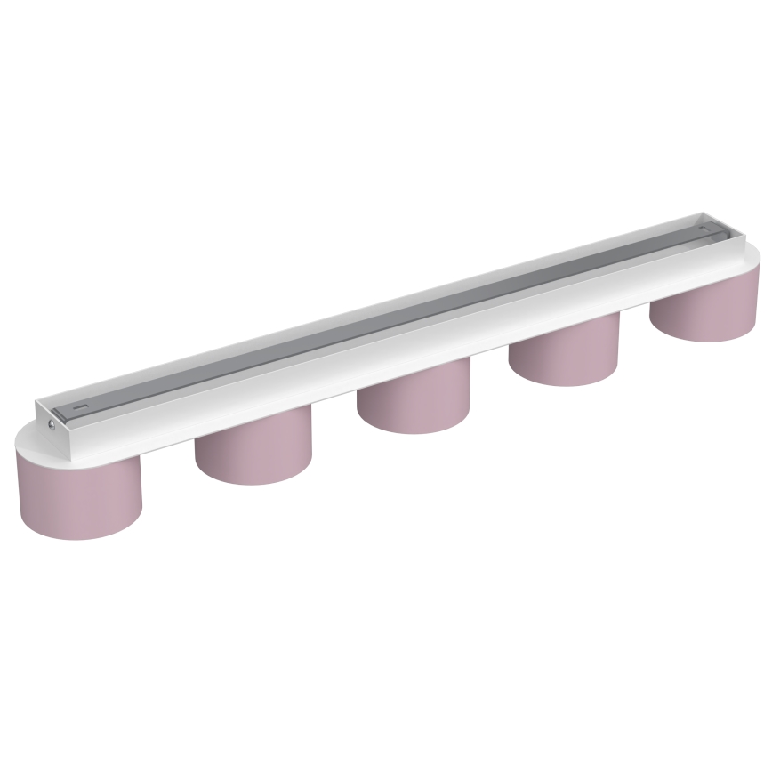 Stropní svítidlo DIXIE 5xGX53/11W/230V růžová