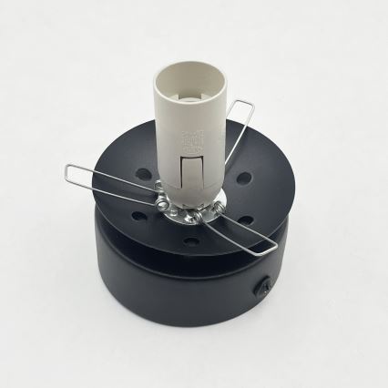 Stropní svítidlo ELIAS 1xE14/5W/230V pr. 13 cm černá/čirá