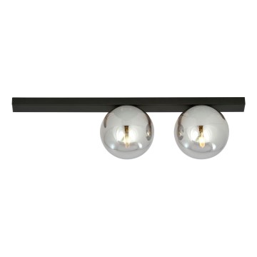 Stropní svítidlo FIT 2xE14/10W/230V černá/šedá