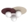 Stropní svítidlo FLAT 3xE27/15W/230V 55x60 cm béžová/krémová/burgundy