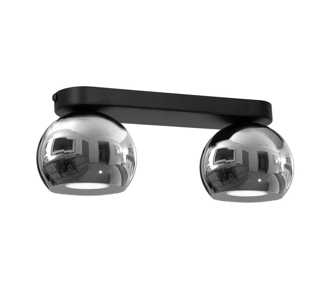 Luminex Stropní svítidlo GALAXY 2xGU10/8W/230V černá LU3247