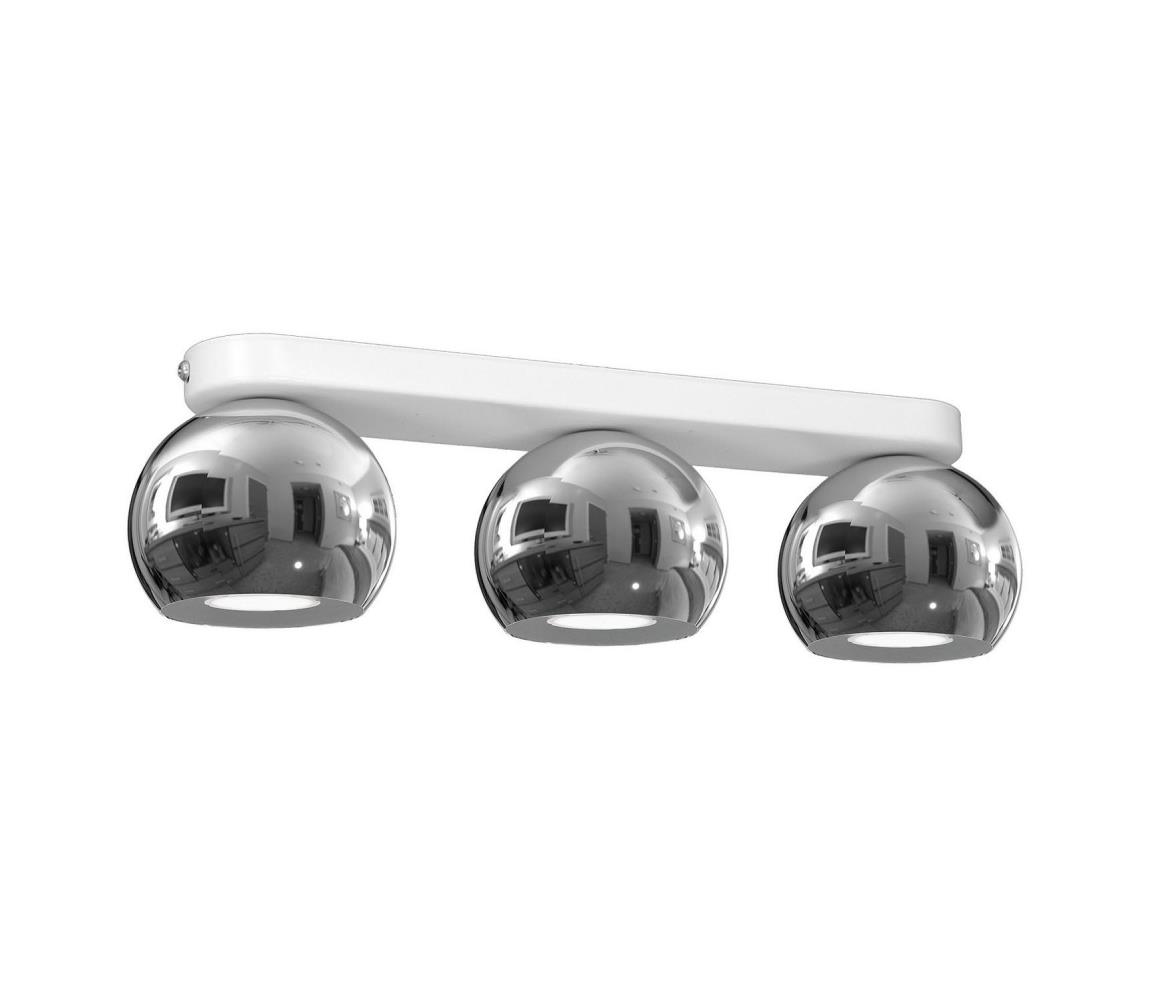 Luminex Stropní svítidlo GALAXY 3xGU10/8W/230V bílá/lesklý chrom LU3243