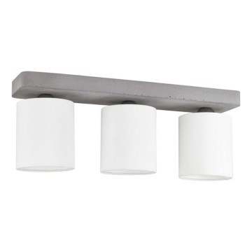 Stropní svítidlo GENTLE 3xE27/25W/230V beton