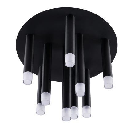 Stropní svítidlo GLAM 9xG9/8W/230V černá