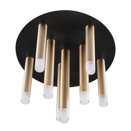 Stropní svítidlo GLAM 9xG9/8W/230V zlatá