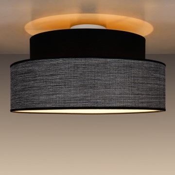 Stropní svítidlo GRACE 1xE27/60W/230V černá/šedá