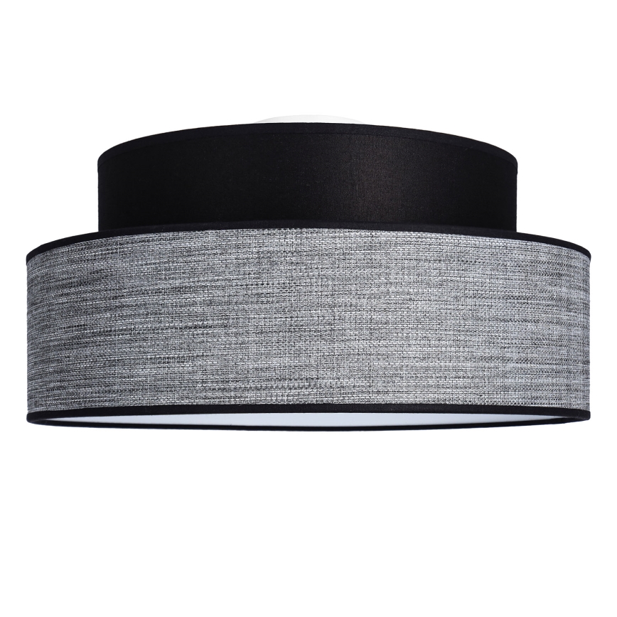 Stropní svítidlo GRACE 1xE27/60W/230V černá/šedá