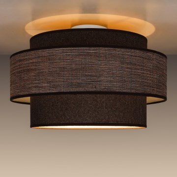Stropní svítidlo GRACE 1xE27/60W/230V hnědá/béžová