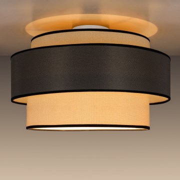 Stropní svítidlo GRACE 1xE27/60W/230V krémová/šedá