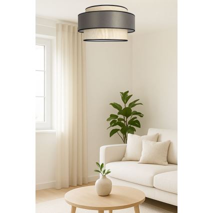 Stropní svítidlo GRACE 1xE27/60W/230V krémová/šedá