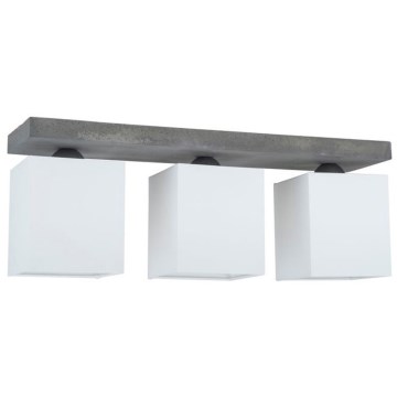 Stropní svítidlo GREAT 3xE27/25W/230V beton
