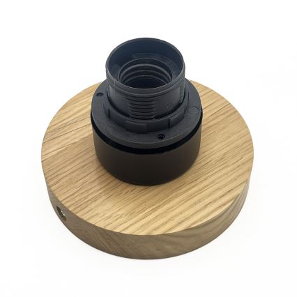 Stropní svítidlo HARMA WOOD 1xE27/15W/230V dub/bílá pr. 25 cm