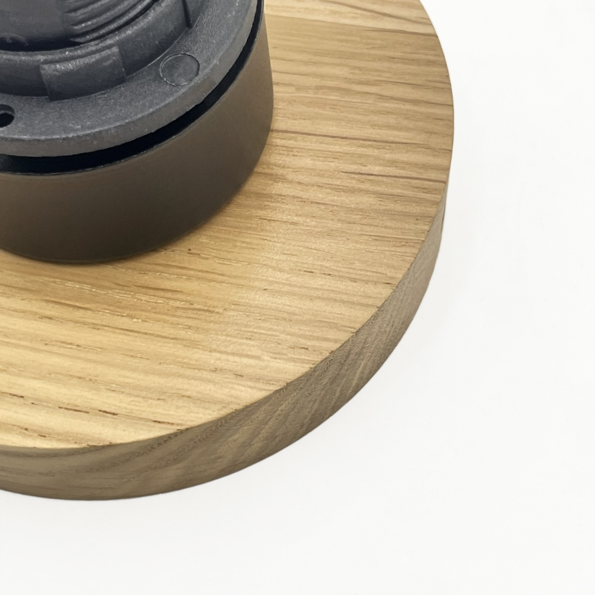 Stropní svítidlo HARMA WOOD 1xE27/15W/230V dub/bílá pr. 25 cm