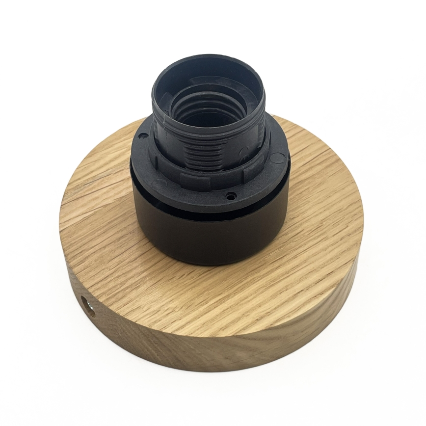 Stropní svítidlo HARMA WOOD 1xE27/15W/230V dub/bílá pr. 25 cm