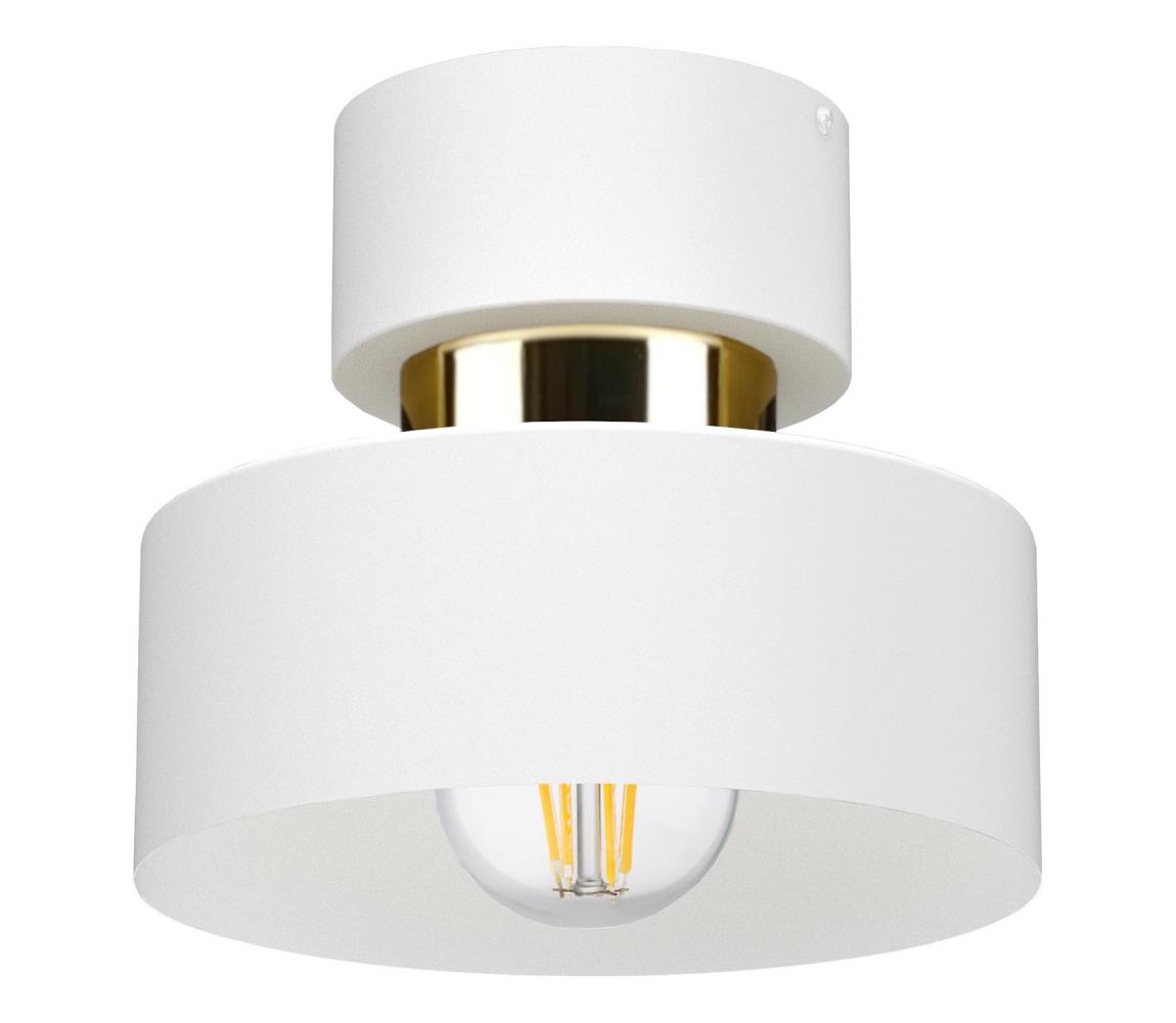Keter Lighting Stropní svítidlo IGNIA 1xE27/60W/230V bílá/zlatá 3399