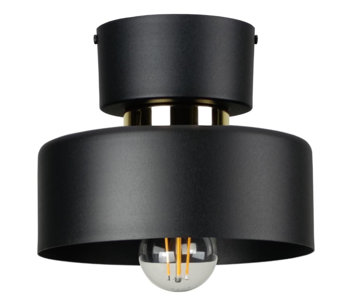 Keter Lighting Stropní svítidlo IGNIA 1xE27/60W/230V černá/zlatá 3394