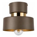 Stropní svítidlo IGNIA 1xE27/60W/230V hnědá/zlatá