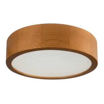 Stropní svítidlo JASMIN 1xE27/20W/230V pr. 27,5 cm zlatý dub